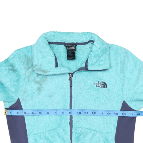 The North Face Women's Blue Fleece Full Zip Jacket Size M