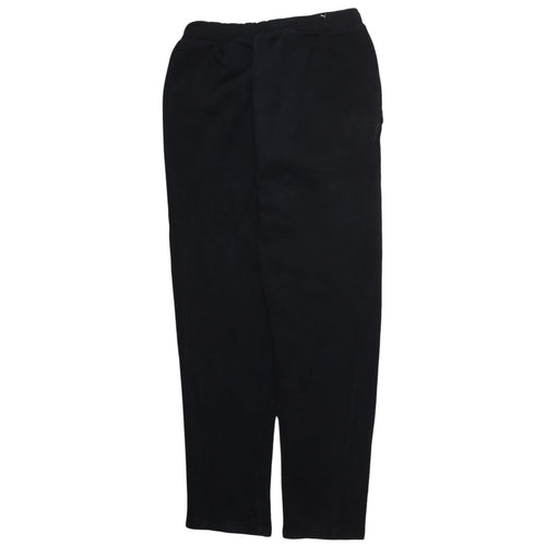 Puma Men's Black Fleece Sweatpants Joggers M Regular Fit