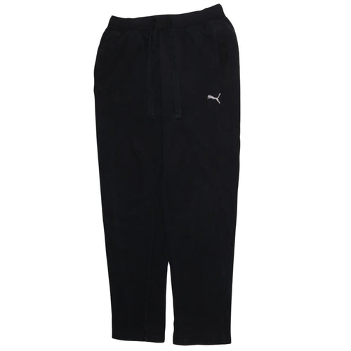Puma Men's Black Fleece Sweatpants Joggers M Regular Fit