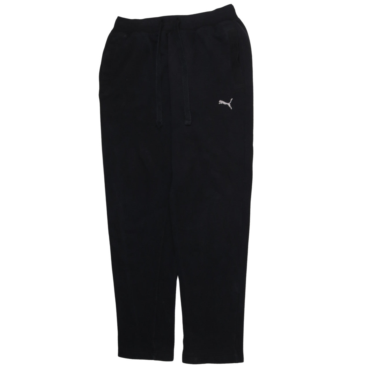 Puma Men's Black Fleece Sweatpants Joggers M Regular Fit
