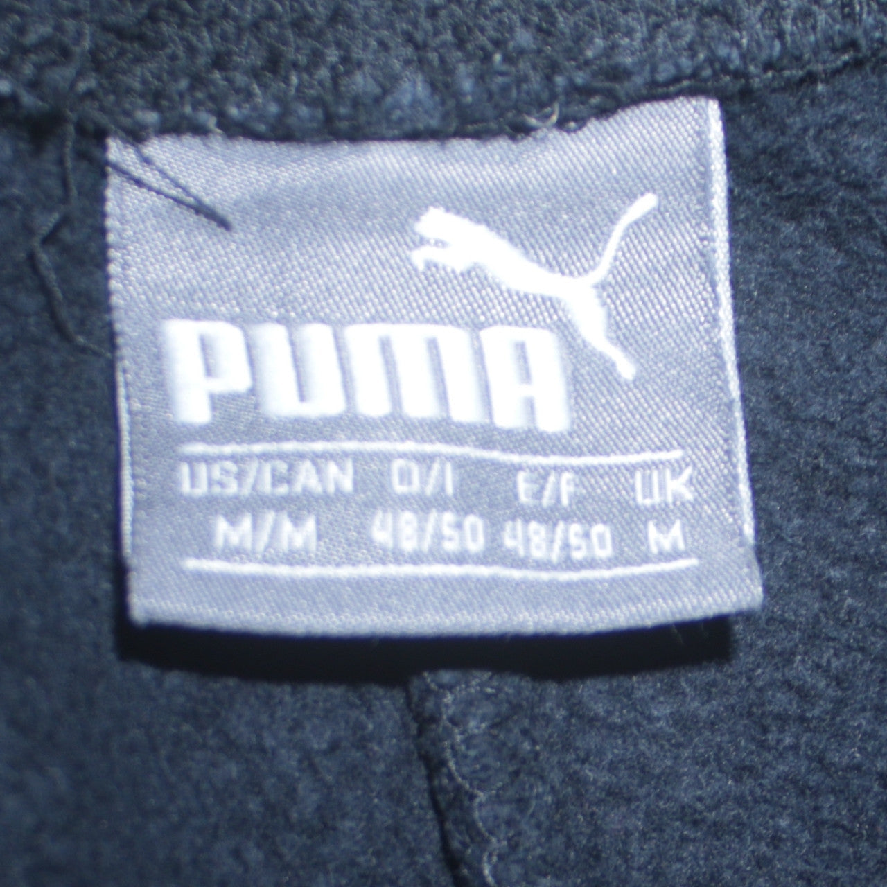 Puma Men's Black Fleece Sweatpants Joggers M Regular Fit
