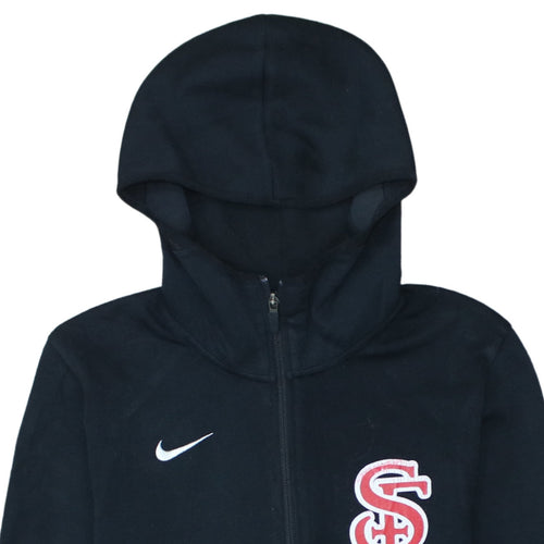 Nike Dri-FIT Men Black S Zip Hoodie Jacket