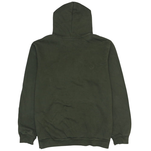 Puma Men's Green Pullover Hoodie L Logo Graphic Sportswear