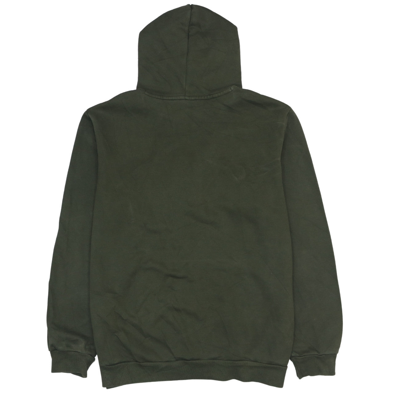 Puma Men's Green Pullover Hoodie L Logo Graphic Sportswear