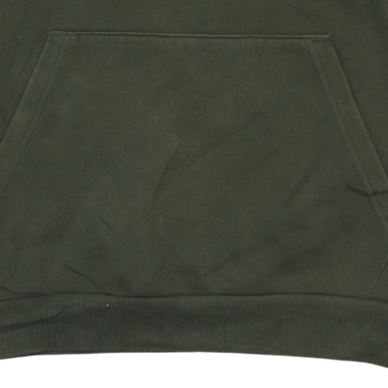 Puma Men's Green Pullover Hoodie L Logo Graphic Sportswear