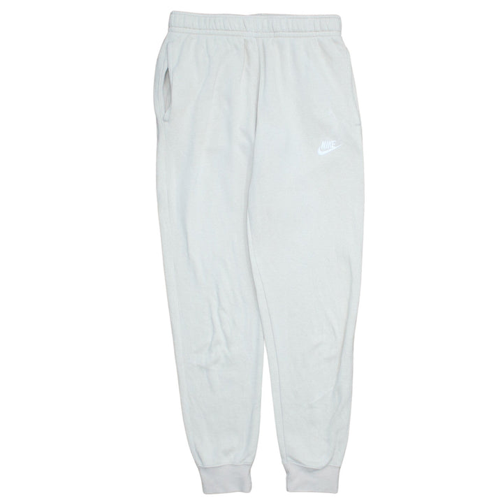 Nike Men's Beige Jogger Sweatpants Small Fleece Elastic Waist Tapered Fit