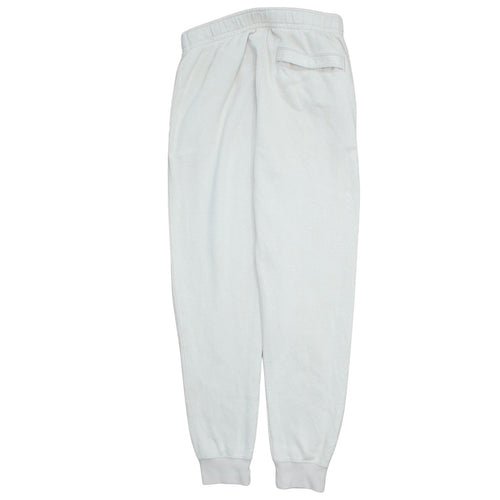 Nike Men's Beige Jogger Sweatpants Small Fleece Elastic Waist Tapered Fit