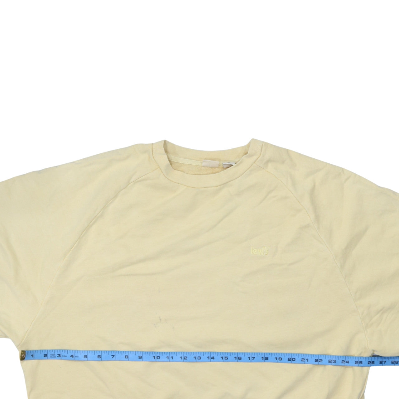 Levi's Womens Beige Crew Neck Pullover Sweatshirt L Cotton
