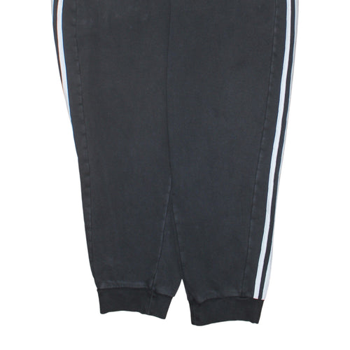adidas Men's Black 2XL Joggers Tapered Fleece Activewear Trousers