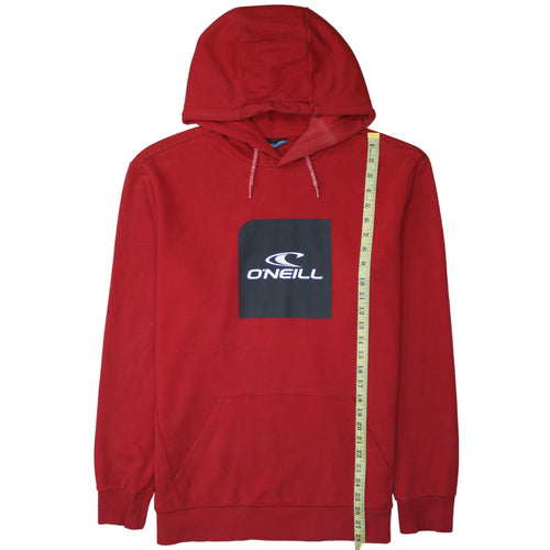 O'Neill Men's Red Pullover Hoodie Medium Surf Graphic Sweatshirt