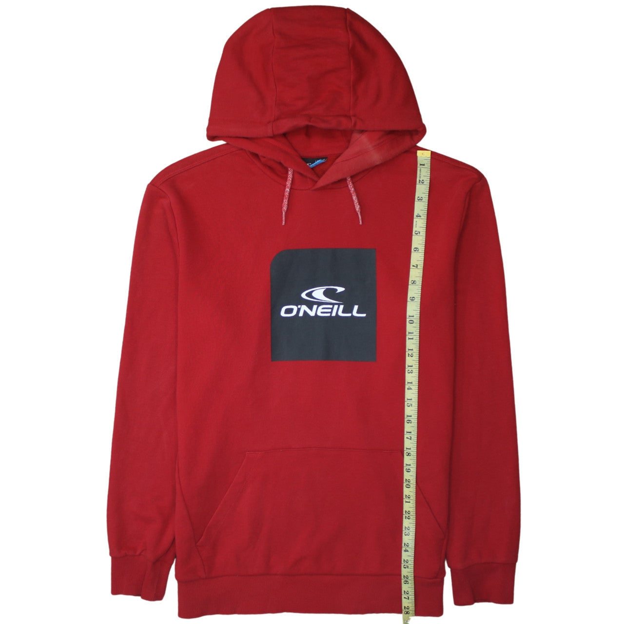 O'Neill Men's Red Pullover Hoodie Medium Surf Graphic Sweatshirt