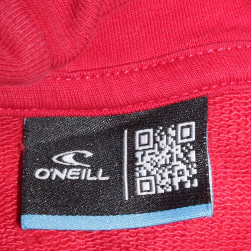 O'Neill Men's Red Pullover Hoodie Medium Surf Graphic Sweatshirt