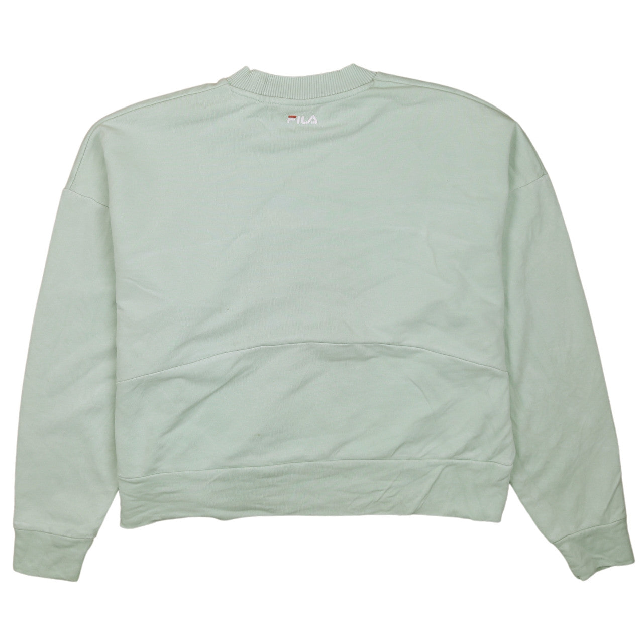 Fila Womens Mint Green XS Crew Neck Logo Sweatshirt