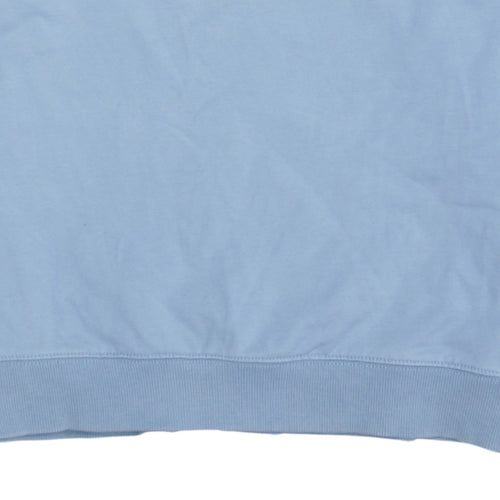 Tommy Jeans Men's Blue Crew Neck Logo Sweatshirt Size M