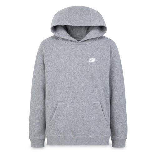 Nike Boys Grey Pullover Hoodie XL 158-170cm Standard Fit Logo Sweatshirt
