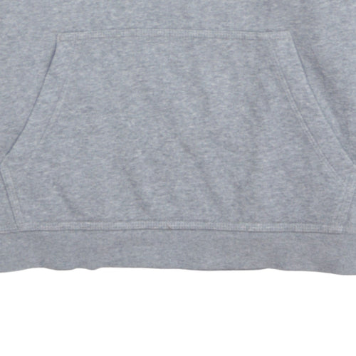 Nike Boys Grey Pullover Hoodie XL 158-170cm Standard Fit Logo Sweatshirt