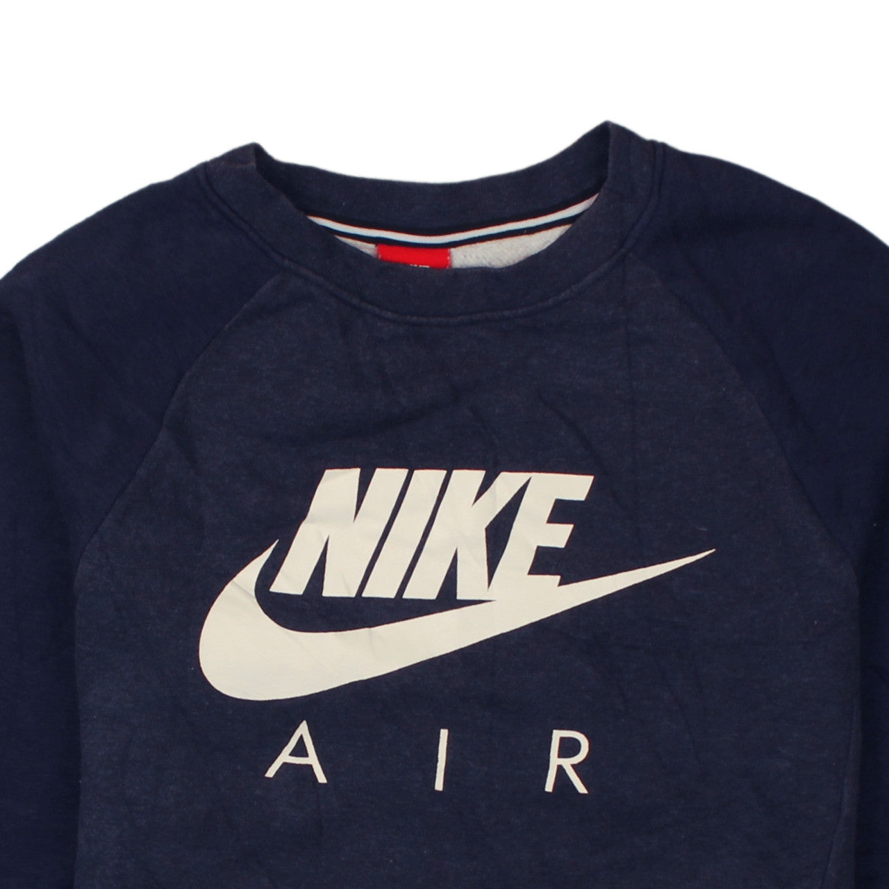Nike Air Womens Navy Blue XS Pullover Crew Neck Sweatshirt
