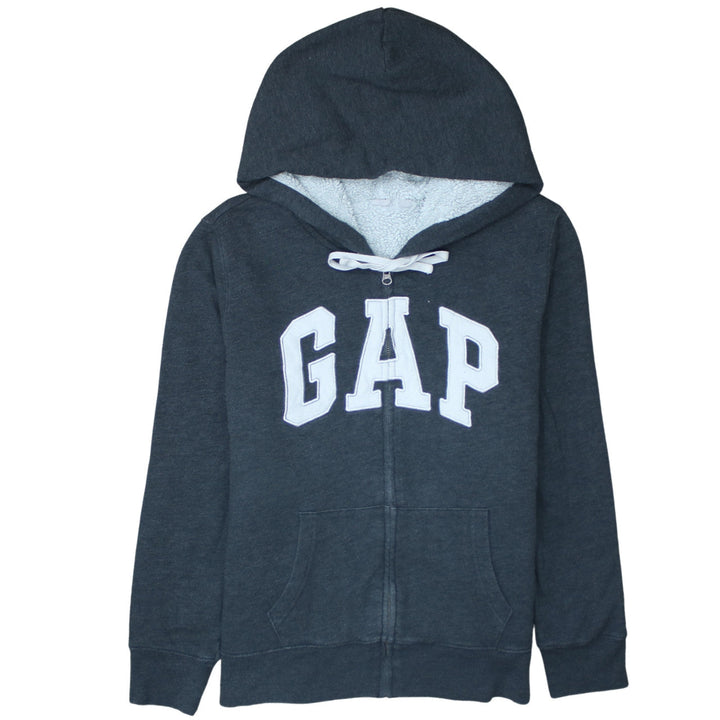 GAP Men's Grey Full Zip Fleece Lined Hoodie L