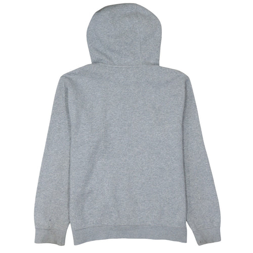 Nike Men's Grey Pullover Hoodie Small Fleece Logo Sportswear
