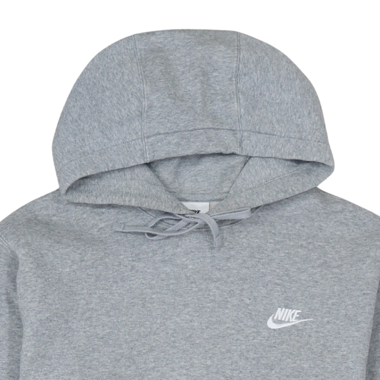Nike Men's Grey Pullover Hoodie Small Fleece Logo Sportswear