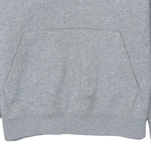 Nike Men's Grey Pullover Hoodie Small Fleece Logo Sportswear