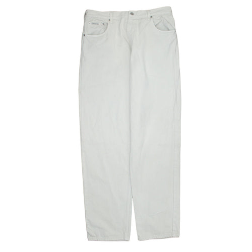 Calvin Klein Men's Beige Straight Leg Denim Jeans Size 36