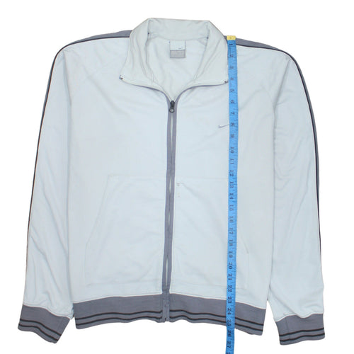 Nike Men's Grey Full Zip Sweatshirt M Regular Fit Lightweight