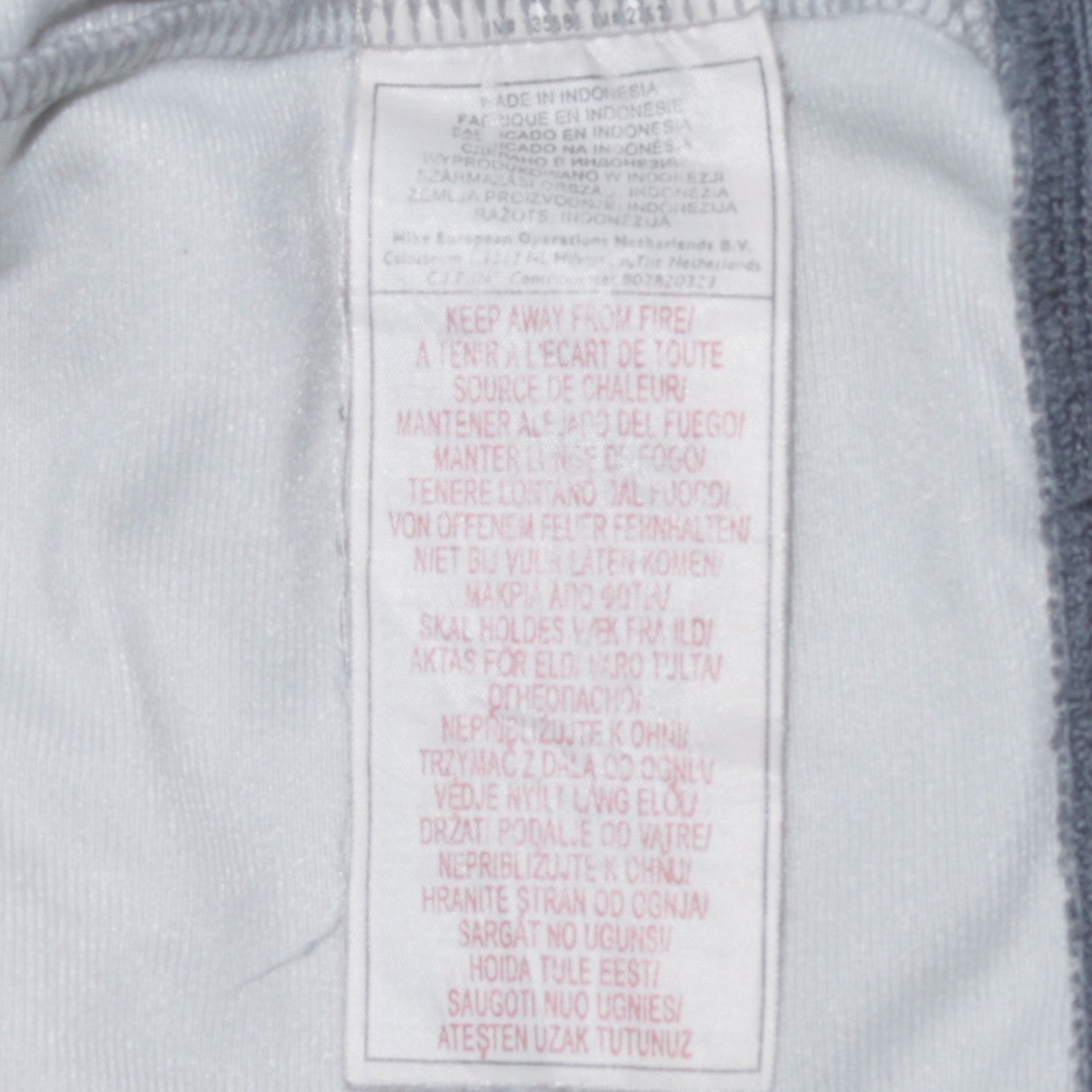 Nike Men's Grey Full Zip Sweatshirt M Regular Fit Lightweight