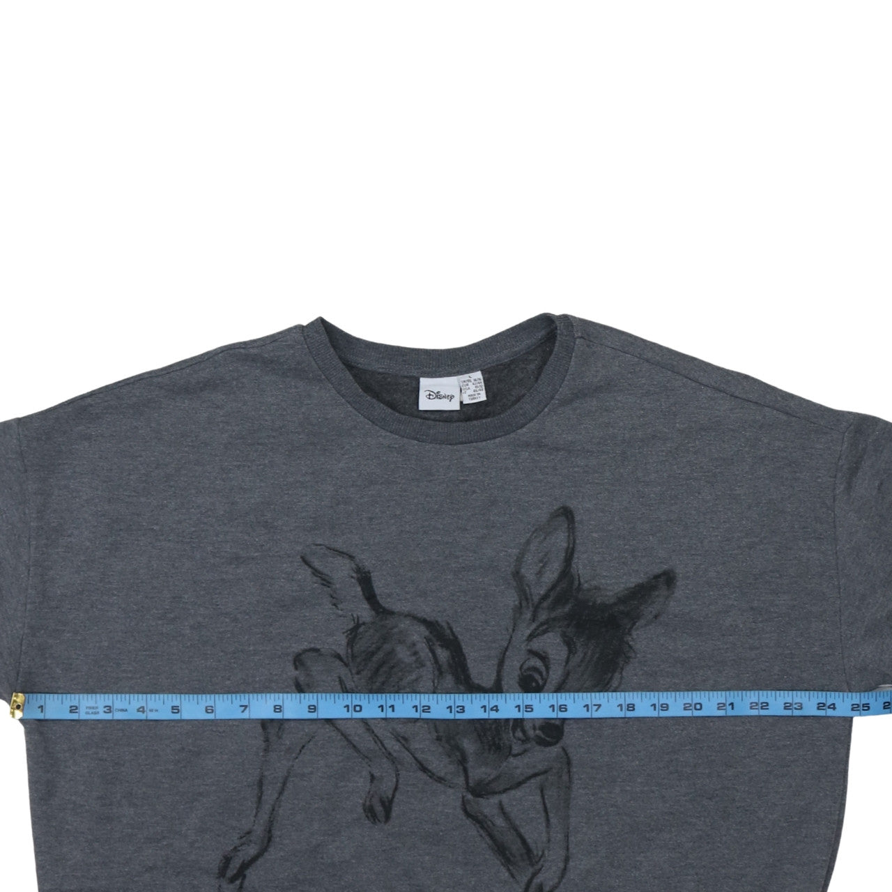 Disney Women’s Grey Bambi Pullover Sweatshirt Size L UK 14/16