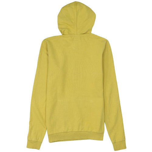 Timberland Womens Yellow Cotton Blend Pullover Hoodie M