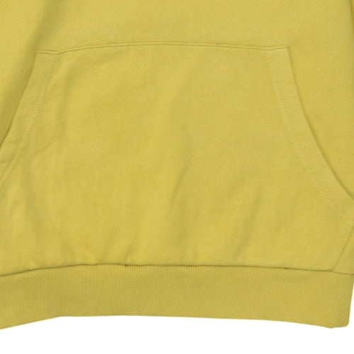 Timberland Womens Yellow Cotton Blend Pullover Hoodie M