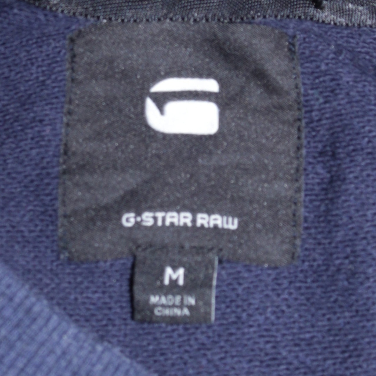 G-Star RAW Women's Navy Blue Raglan Crew Neck Sweatshirt M