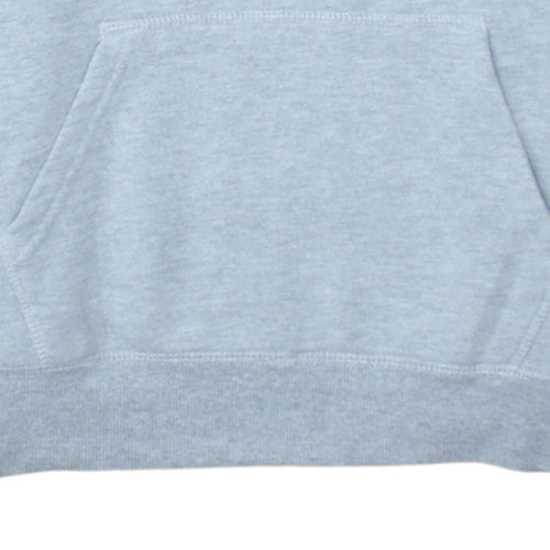 Champion Women Grey Pullover Hoodie L Logo Embroidered Fleece