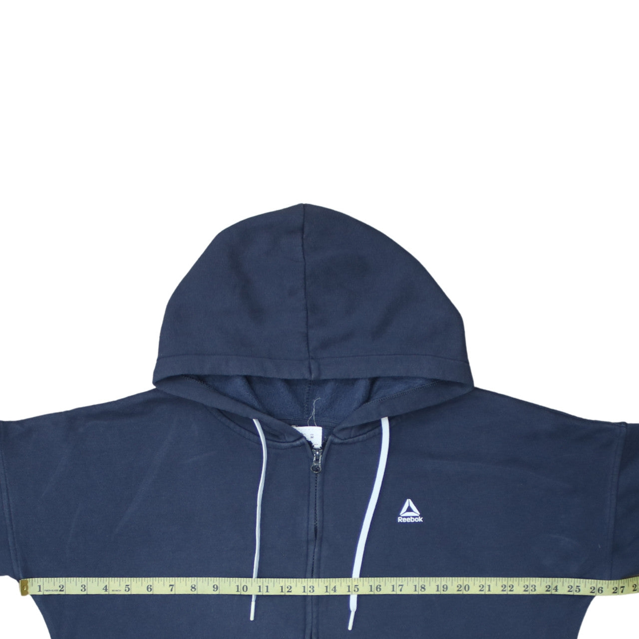 Reebok Women's Navy Blue Full Zip Hoodie Size M