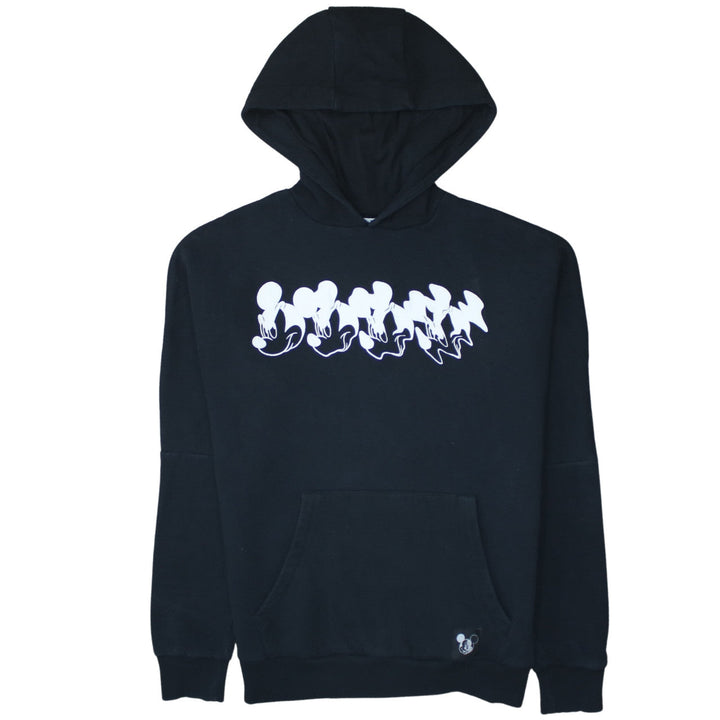 Disney x Primark Women Black XS Pullover Hoodie Mickey Mouse Graphic