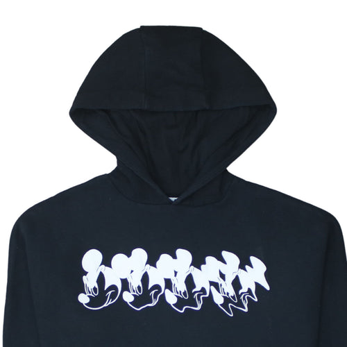 Disney x Primark Women Black XS Pullover Hoodie Mickey Mouse Graphic
