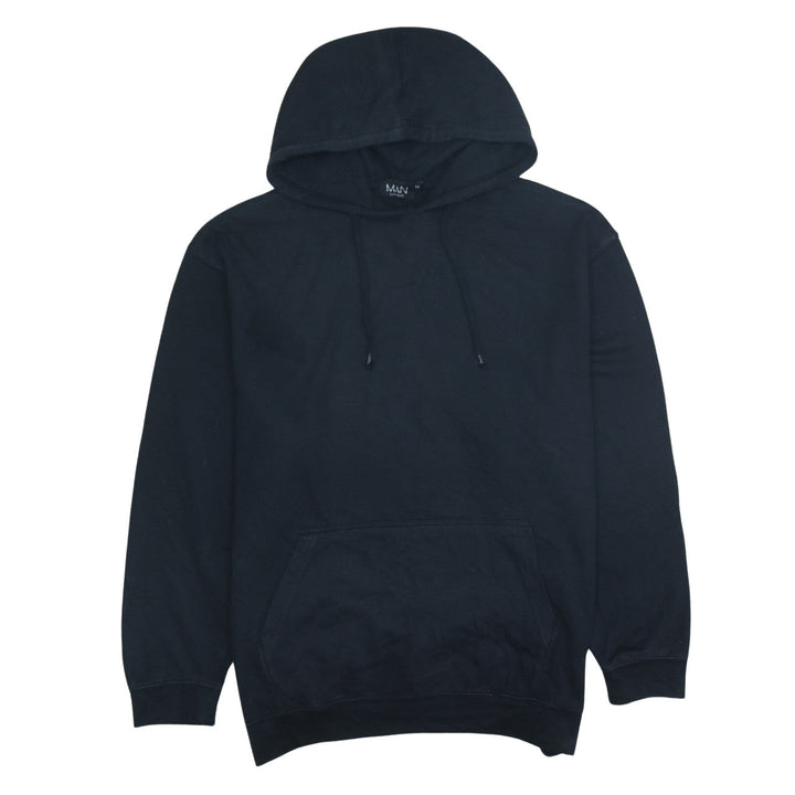 boohooMAN Men's Black Dragon Graphic Pullover Hoodie Size M