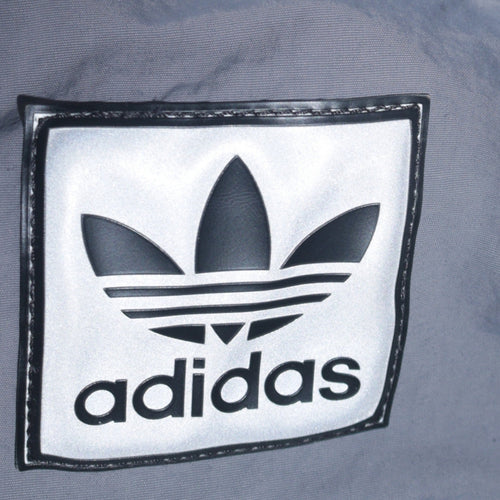 Adidas Men's Grey Crew Neck Zip Pocket Pullover Sweatshirt Size S