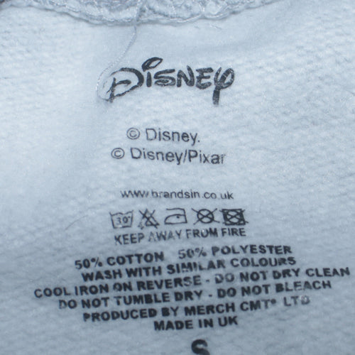 Disney Women Grey Minnie & Daisy Graphic Pullover Hoodie Size S