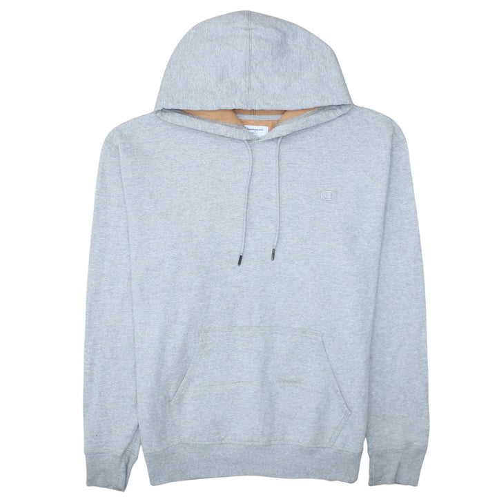 Champion Men’s Grey XL Pullover Hoodie Fleece Logo Drawstring