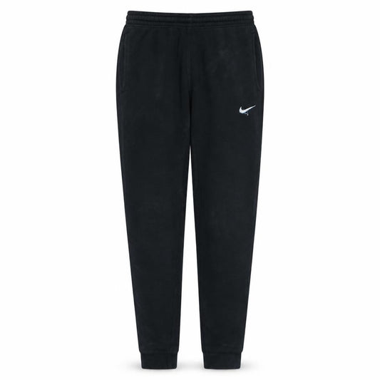 Front view of Nike Men's Black Fleece Jogger Sweatpants, size S, Regular Fit