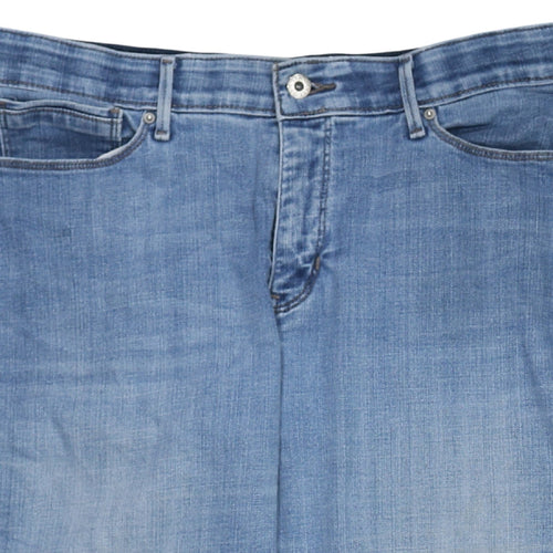 Levi's Men Blue 525 Straight Leg Jeans Size 16 Regular Denim