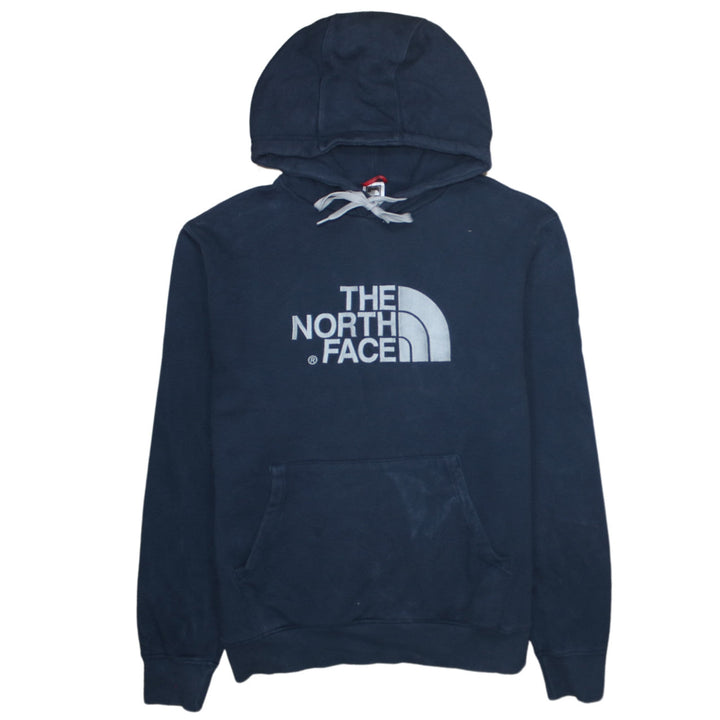 The North Face Men's Blue Large Pullover Hoodie Cotton Logo