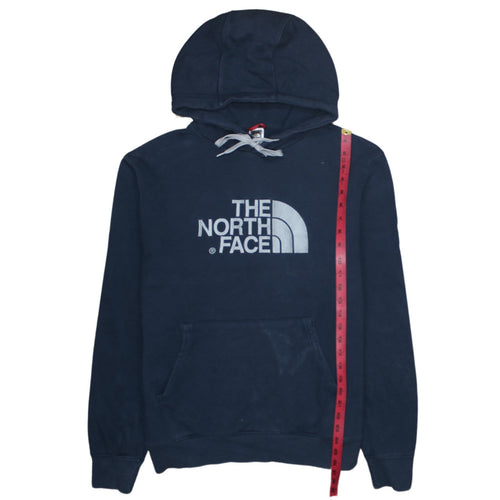 The North Face Men's Blue Large Pullover Hoodie Cotton Logo