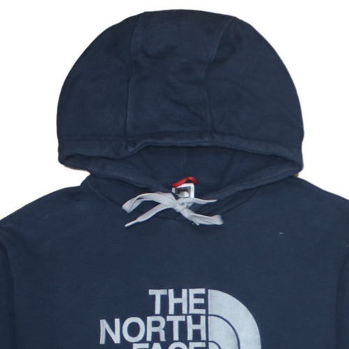 The North Face Men's Blue Large Pullover Hoodie Cotton Logo