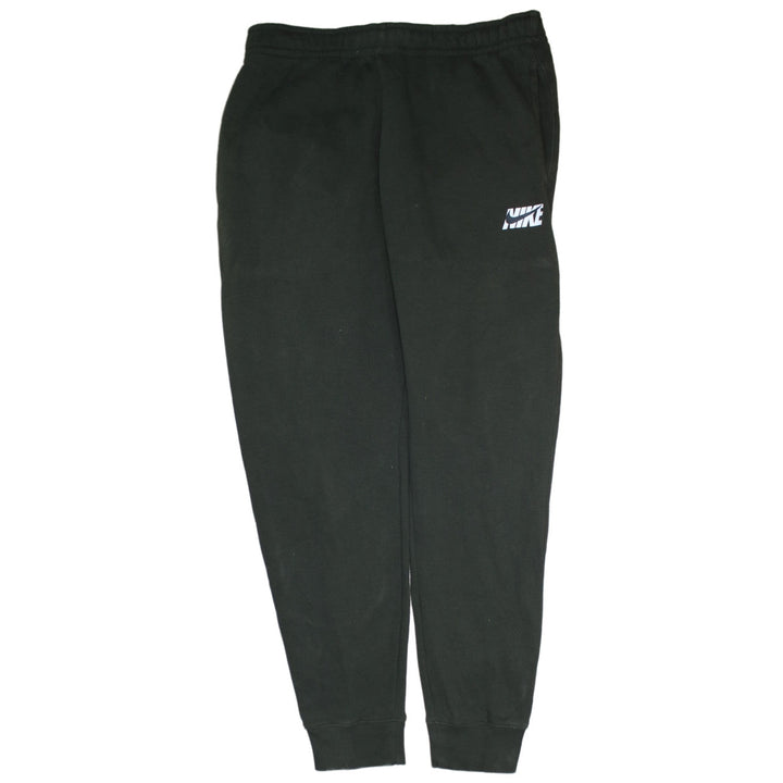 Nike Men's Black Jogger Sweatpants M Regular Fit Fleece Trousers