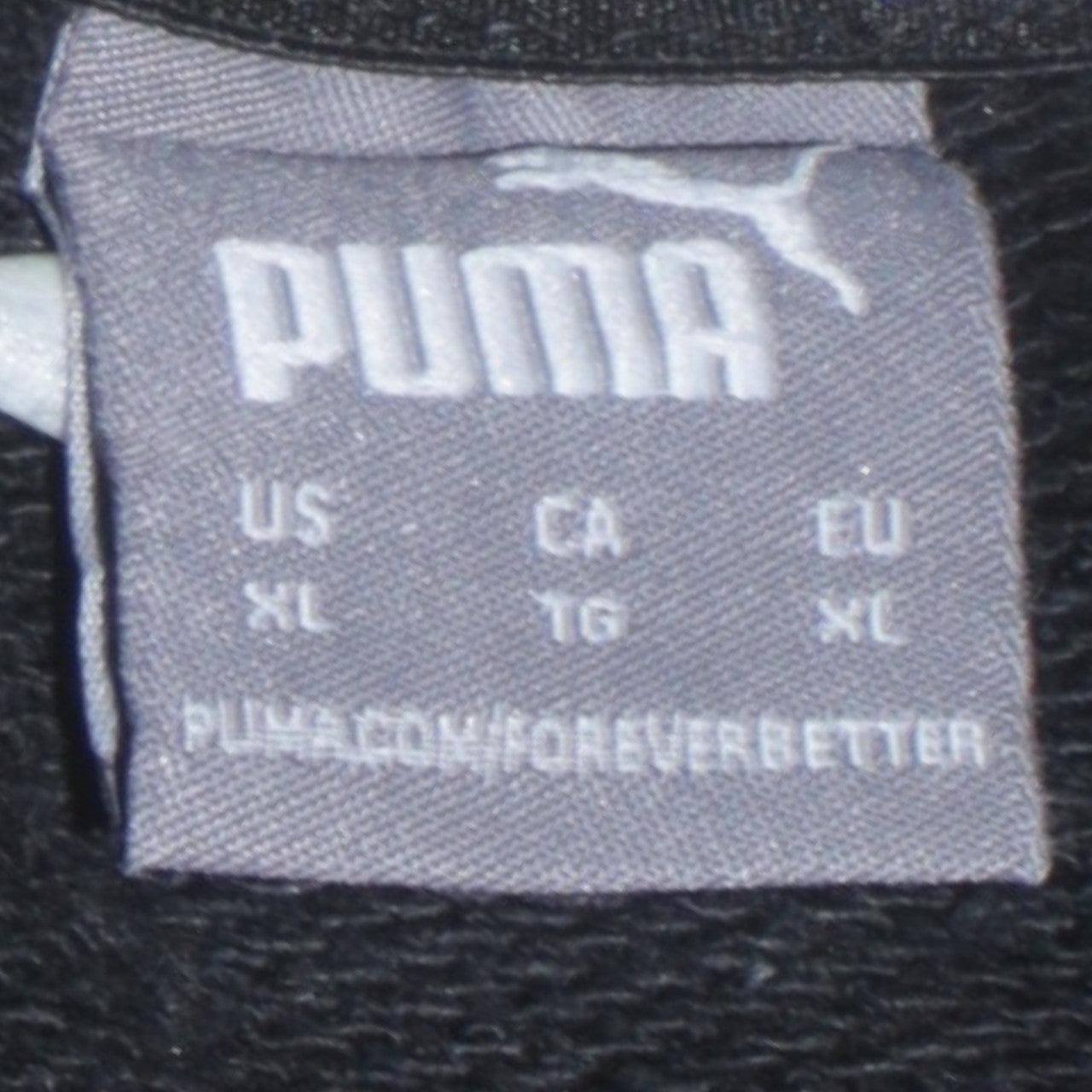 Puma Womens Black Crew Neck Pullover Sweatshirt XL