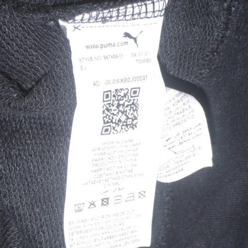 Puma Womens Black Crew Neck Pullover Sweatshirt XL
