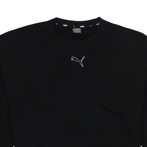 Puma Womens Black Crew Neck Pullover Sweatshirt XL