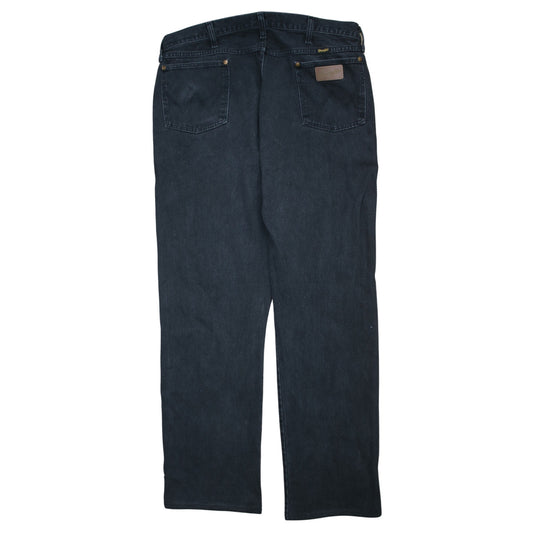 Wrangler Men's Blue 40x31 Straight Leg Denim Jeans